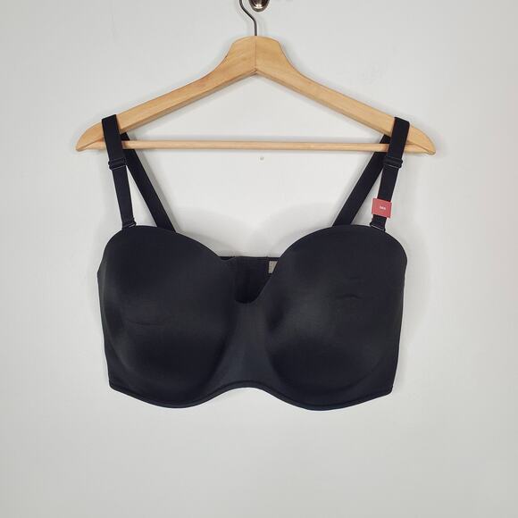 Cacique Boost Multi-Way Strapless Bra The Modern Collection Black Size 38G New - Picture 7 of 11
